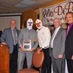 Cauliflower Alley Award winner Anthony Liberatore with mask