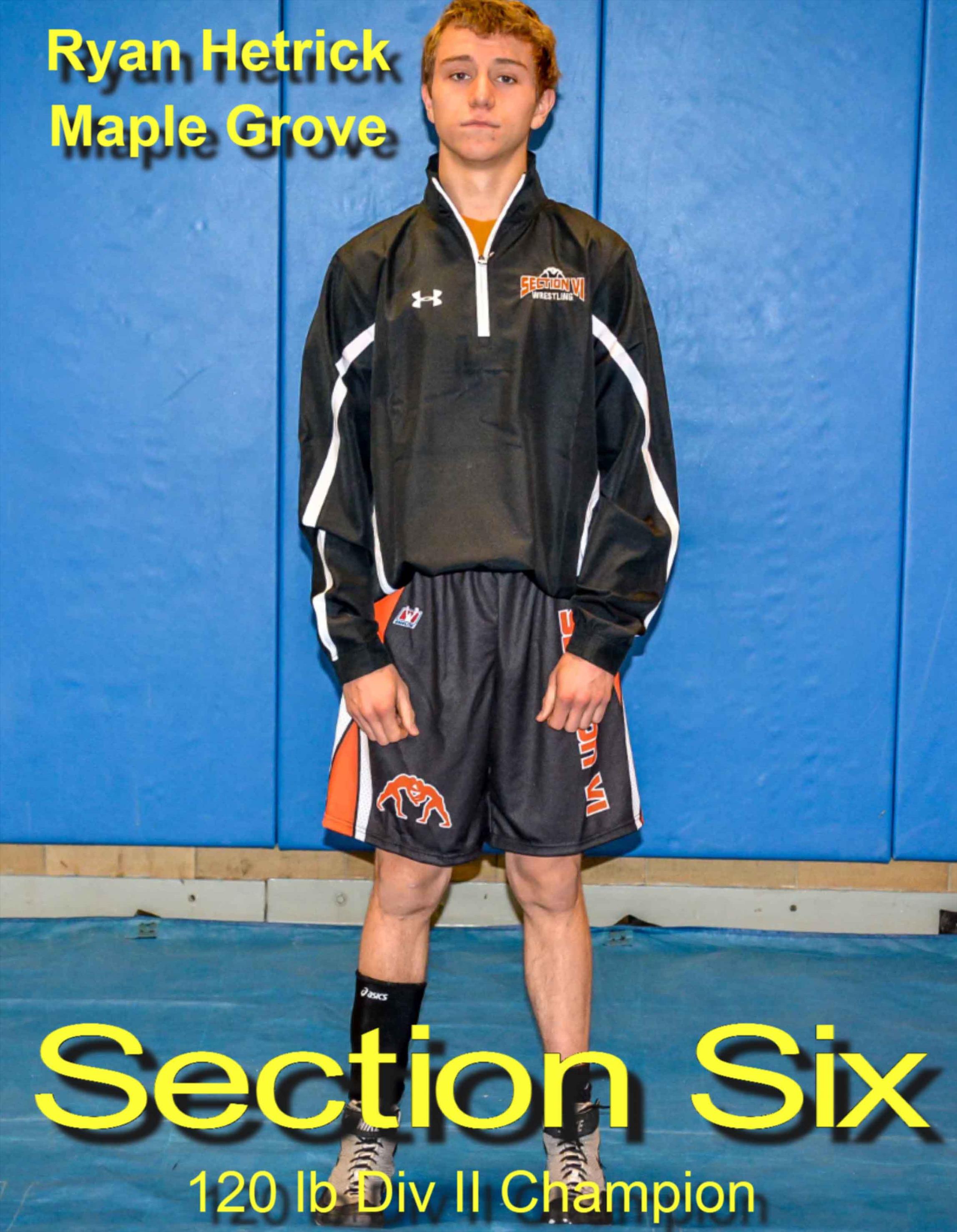Ryan Hetrick Maple Grove 120 lb Div II Champion