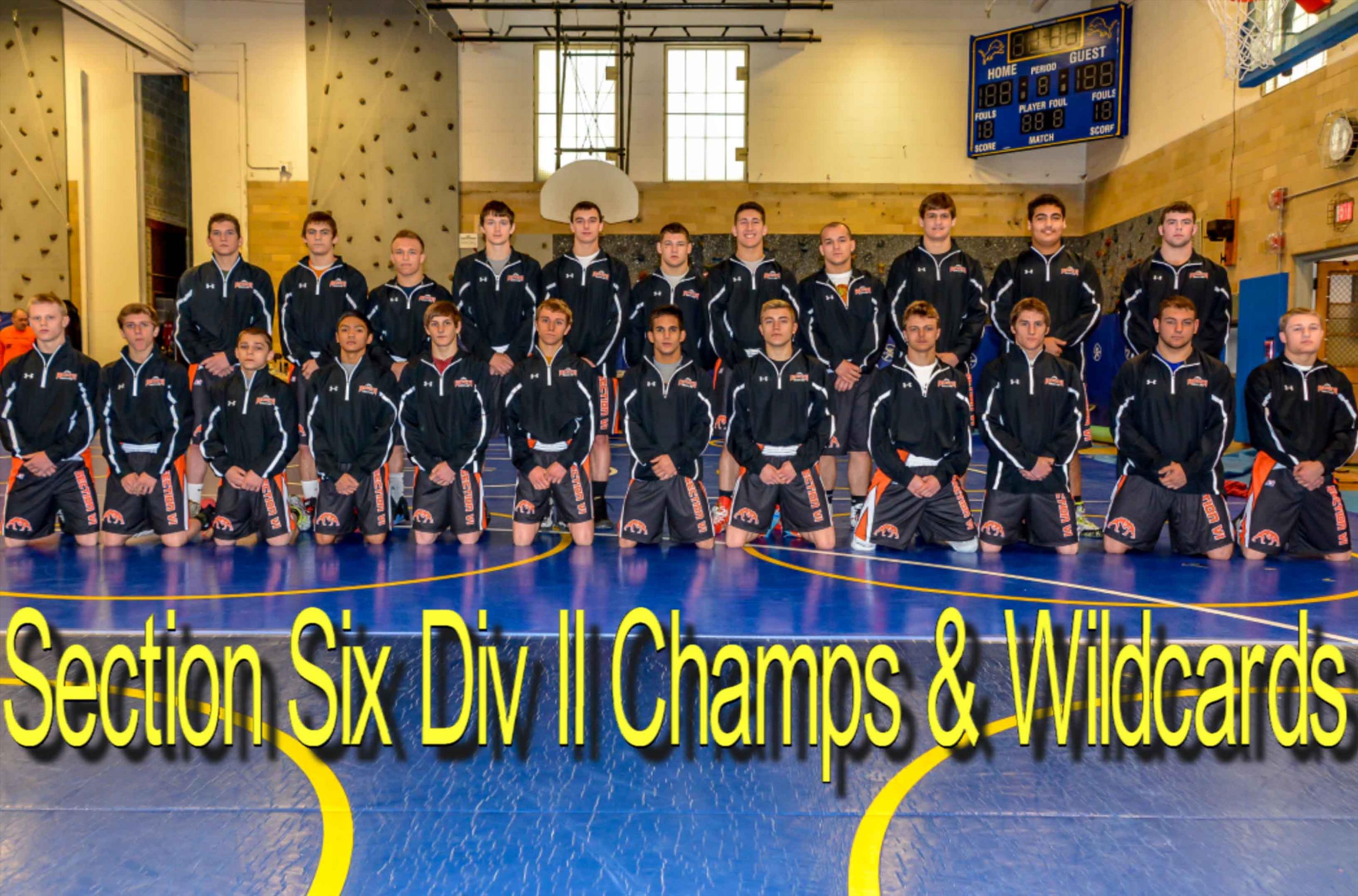 Section Six Div II Champs & Wildcards