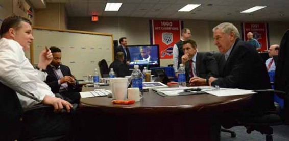 Bills Draft room, courtesy Buffalo Bills