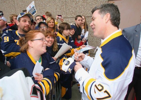 Buffalo Sabres fan appreciation night