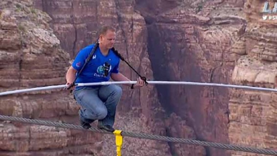 Nik Wallenda at Grand Canyon