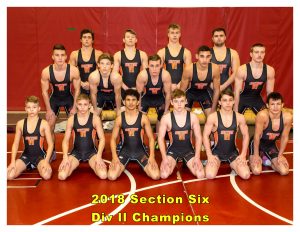 2018 Section Six Division II wrestling champions